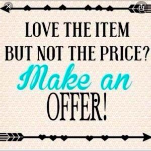 Please keep in mind of Poshmark fees…. Thank you !